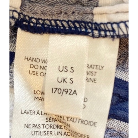 Anthropologie Pilcro And The Letterpress Blue & White Neve Checkered Top, Small - Picture 11 of 12